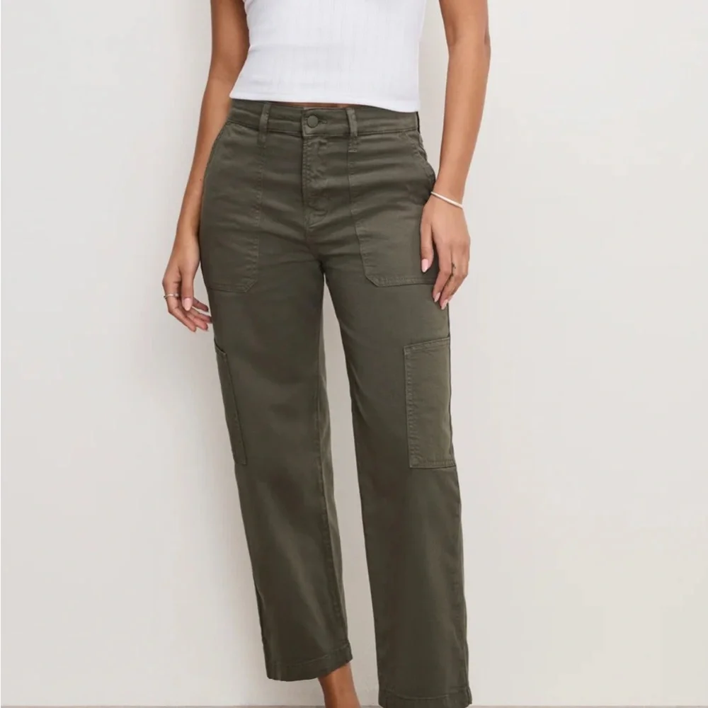 Good American Sage Green Trousers - Picture 1 of 5